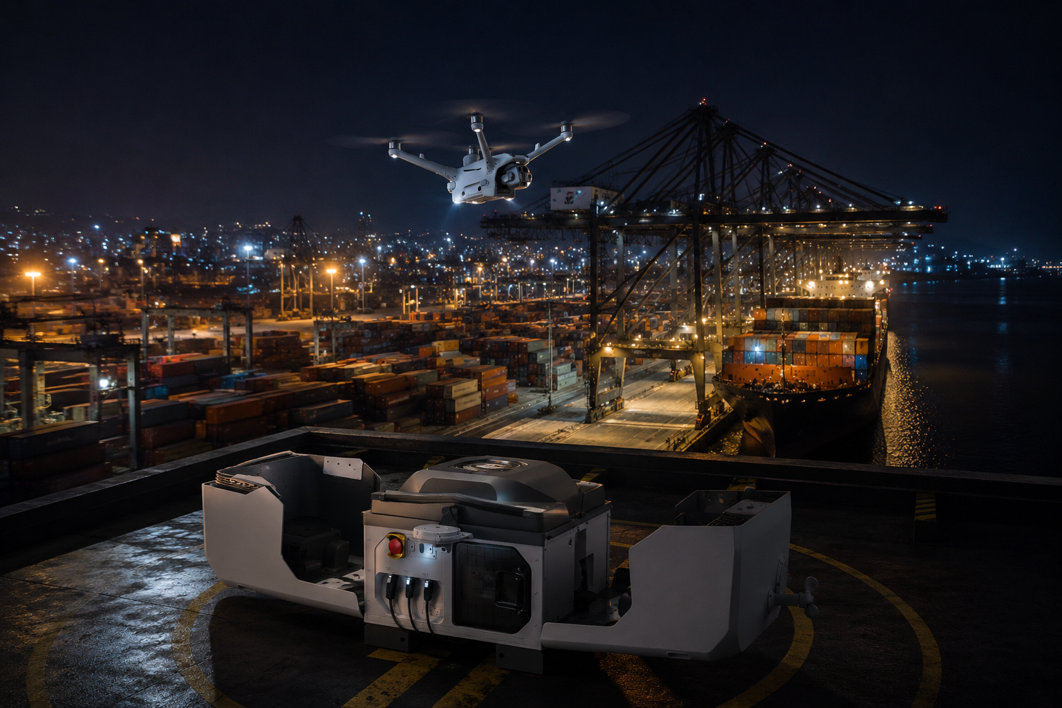 Servicio Administrado Perimetral Zaidrones DOCK 3